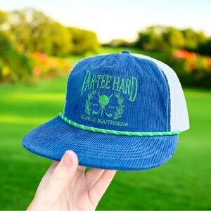 Simply Southern - Golf Par-Tee Hard Blue Trucker Cap